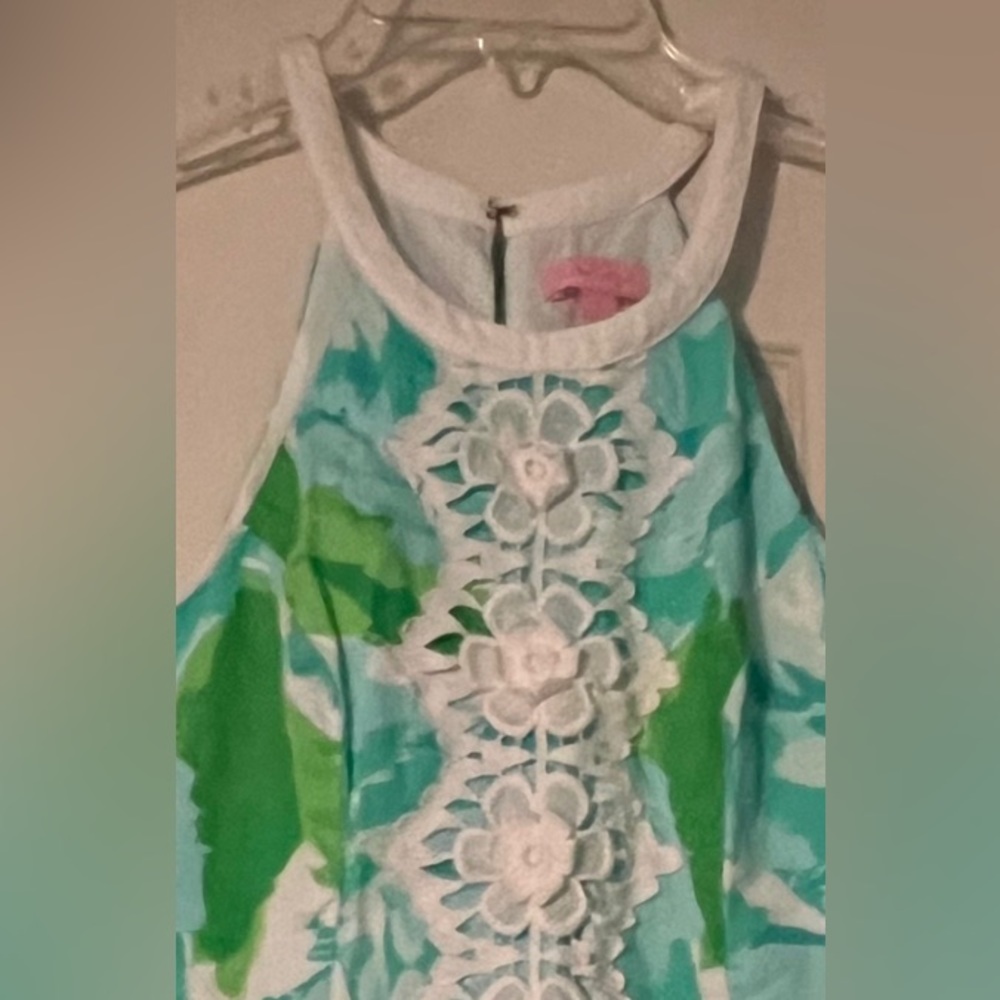 Lilly Pulitzer First Impression Pearl Shift Dress Size 4 - Picture 5 of 9
